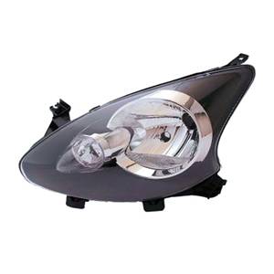 Phare Optique avant gauche pour TOYOTA AYGO I phase 1, 2005-2008, H4, Neuf