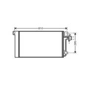 Condenseur de Climatisation pour VOLKSWAGEN TRANSPORTER T5 ph.1 2003-2009, OEM: 7H0820411E, Neuf