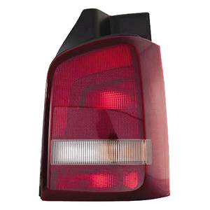 Feu arrière droit pour VOLKSWAGEN TRANSPORTER T5, 2009-2015, (hayon), rouge/fumé, Neuf