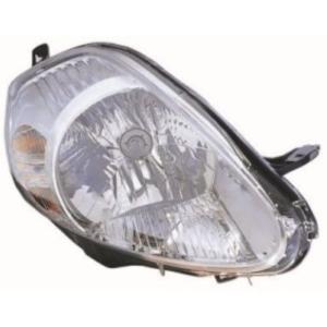 Phare Optique avant droit pour FIAT GRANDE PUNTO depuis 06/2008, H4, chromé, Neuf