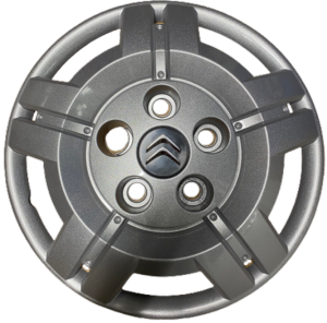 Kit de 4 Enjoliveurs de roues pour CITROËN JUMPER depuis 2006 en 16 Pouces, Neuf 