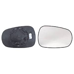 Miroir Glace rétroviseur droit pour RENAULT CLIO CAMPUS, 2006-2009, dégivrant, à clipser, Neuf