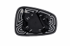Miroir Glace rétroviseur gauche pour ALFA ROMEO GIULIETTA 2010-2016, bleu dégivrant asphérique à clipser, Neuf