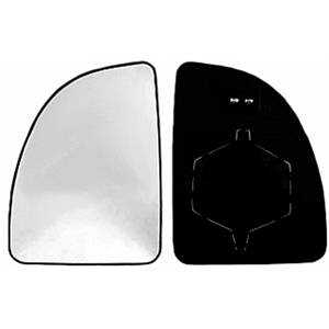 Miroir Glace rétroviseur gauche pour PEUGEOT BOXER I phase 2, 2002-2006, verre supérieur, dégivrant