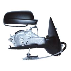 Rétroviseur droit manuel pour SEAT IBIZA II phase 3, 1999-2002, sonde, noir, Neuf