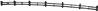 Grille de calandre centrale pour OPEL ASTRA G 1998-2004, Suprieur, Neuve