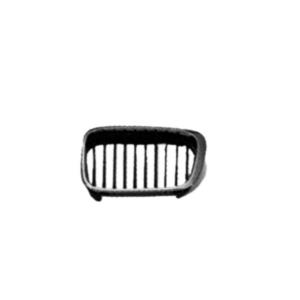 Grille de radiateur avant gauche pour BMW Serie 5 E39, 2000-2003, chromée/noire, Neuve