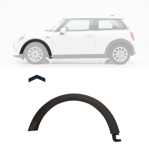 élargisseur d'aile avant gauche pour MINI F55/F56 2014-2021, ONE/COOPER, Noir, Neuf