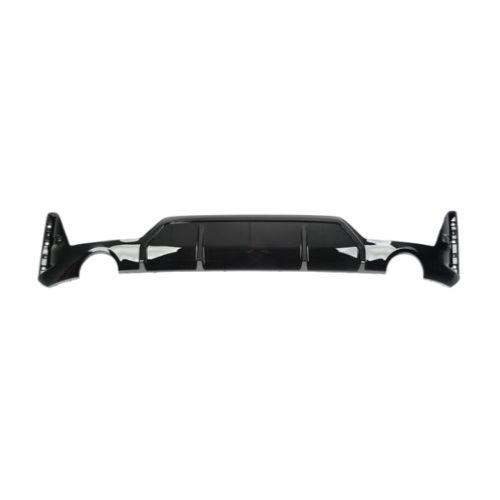 Spoiler pare-chocs arrière pour BMW Série 3 G20/G21 M3/M-TECH depuis 2022, noir brillant, avec trous radar et supports, avec sortie d''échappement simple à gauche et à droite, Neuf