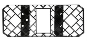 Kit grille de protection feu arrière pour PEUGEOT BOXER III ph 1 depuis 2024, noire, Neuf à peindre