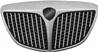 Grille radiateur centrale pour LANCIA YPSILON I ph. 1 2003-2006, Cadre chromé, Neuve