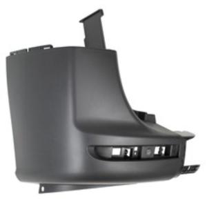 Crosse pare chocs arrière gauche pour MERCEDES SPRINTER III depuis 2018 (W907-W910), mod. traction arrière, noir gaufré, Neuf