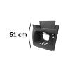 Marchepied droit pour MERCEDES ACTROS MP4 WIDE CAB de 2011 à 2021, peint en gris,  hauteur : 61 cm, Neuf