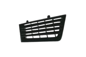 Grille calandre supérieure gauche pour SEAT IBIZA III phase 2, 2006-2008, noire, pare chocs avant