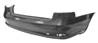 Pare chocs arrire pour SKODA OCTAVIA II ph. 2 2009-2013, Noir lisse, double chappement  gauche