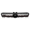 Grille calandre centrale supérieure pour VOLKSWAGEN GOLF VII GTI phase 1, 2013-2016, noire, profil rouge, Neuve