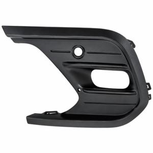 Grille pare-chocs avant gauche pour VOLKSWAGEN POLO VI phase 2 depuis 2021, noire, avec trou antibrouillard, Neuve