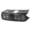 Grille radiateur pour DACIA SANDERO III phase 1 depuis 2021, noire gaufré, moulure chromés, inserts chromés, Neuve