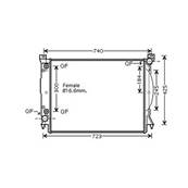 Radiateur de refroidissement moteur pour AUDI A4 II 2000-2004, OEM: 8E0121251AC, Neuf