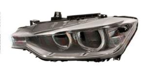 Phare gauche électrique pour BMW Serie 3 F30, 2012-2014, XENON, D1S+H1, avec moteur, Neuf