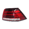 Feu arrière extérieur droit VOLKSWAGEN GOLF VII ph. 2 depuis 2016, LED, rouge/blanc, Neuf