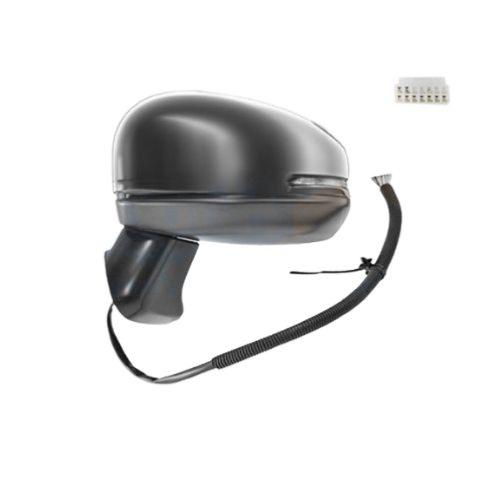 Rétroviseur électrique extérieur gauche pour HONDA JAZZ III phase 1 2015-2017, dégivrant, rabattable électriquement, avec feu clignotant, 9 pins, Neuf à peindre