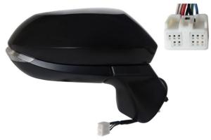 Rétroviseur droit électrique pour TOYOTA YARIS CROSS IV depuis 2020, dégivrant, feu clignotant à led, 6 pin, Neuf à peindre