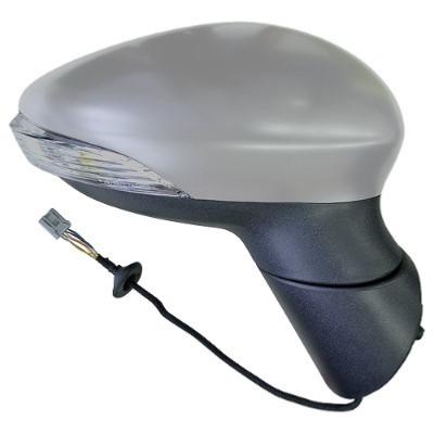Rétroviseur droit pour FORD B-MAX depuis 2012, 8 pin ,électrique, thermique, rabattable électriquement, avec feu, Neuf à peindre