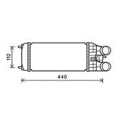 Intercooler pour CITROËN DS3 2010-2016, OEM: 0384N7, Neuf