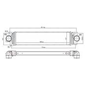 Intercooler pour FORD MONDEO IV ph.1 2014-2019, OEM: 1863334, Neuf