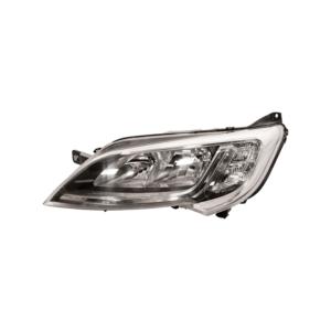 Phare Optique avant gauche pour PEUGEOT BOXER II phase 2 depuis 2014, chromé, H7+H7, moteur, Neuf