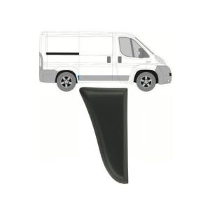 Moulure latérale arrière droite pour CITROËN JUMPER II phase 2 2014-2023, grise foncée, châssis court, Neuve