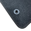 Tapis de sol Auto pour FIAT SCUDO II 2007-2012, avec sigle SCUDO, moquette noire, avec CLIPS, Neuf