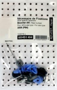 Kit de fixation assemblage Pare chocs arrière pour PEUGEOT 3008 II (P84), depuis 2017 (tous modèles), Neuf