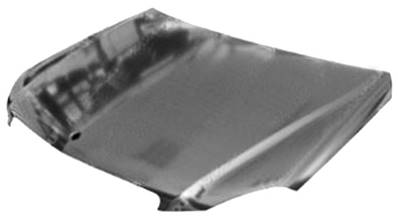 Capot moteur pour MERCEDES (W204) CLASSE C ph. 2 2011-2014, en aluminium, Neuf à peindre