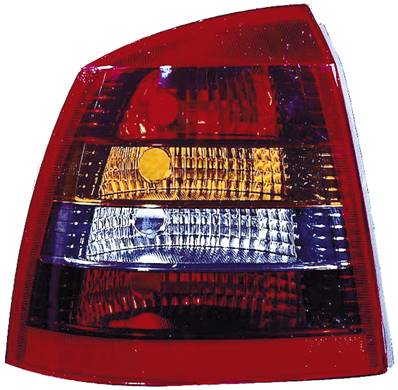 Feu arrière gauche pour OPEL ASTRA G 2001-2004, Rouge fumé, Mod. 3 / 5 portes, Neuf
