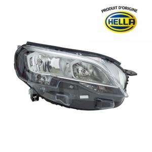 Phare Optique avant droit pour PEUGEOT EXPERT III TRAVELLER 2016-2023, H1+H7+W5W+W5W+PY21W, avec moteur, Mod. HELLA, Neuf