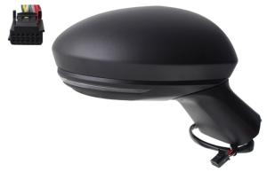 Rétroviseur droit électrique pour MITSUBISHI COLT depuis 01/2023, sonde, noir, Neuf