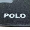 Kit 4 Tapis de sol Auto pour VOLKSWAGEN POLO 2001-2009, avec sigle POLO, avec CLIPS ovale, Neuf