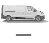 Moulure baguette centrale sur porte latérale droite pour RENAULT TRAFIC III phase 2 2019-2021, Neuve à peindre