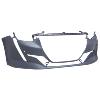 Pare chocs avant pour PEUGEOT 208 II phase 1 2019-2023, 2 trous radar, Neuf  peindre