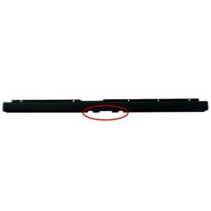 Pare chocs arrière central pour PEUGEOT BOXER III phase 1 depuis 2024, noir, trou crochet, Neuf