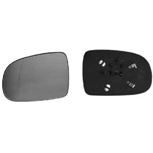 Miroir Glace rétroviseur gauche pour OPEL CORSA C phase 2, 2003-2006, à clipser, Neuf