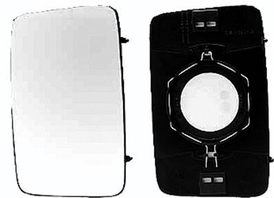Miroir Glace rétroviseur droit ou gauche pour PEUGEOT BOXER I ph. 1 1994-1999, à clipser, Neuf