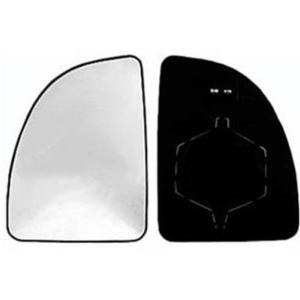 Miroir Glace rétroviseur gauche pour CITROËN JUMPER I phase 2, 2002-2006 verre supérieur, à clipser
