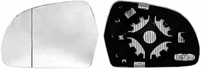 Miroir Glace rétroviseur gauche pour AUDI Q3 I phase 2, 2014-2018, dégivrant, asphérique, Neuf