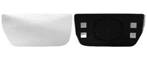 Miroir Glace rétroviseur gauche pour PEUGEOT EXPERT II 2007-2016, verre inférieur, à coller
