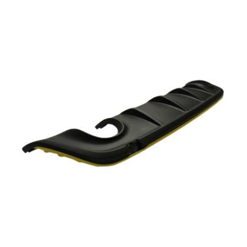 Spoiler de pare-chocs arrière pour ALFA ROMEO GIULIETTA depuis 2016, noir, avec sortie à échappement unique, avec profil jaune, Neuf