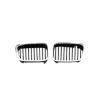 Grille de radiateur avant droite pour BMW Serie 3 E46 COUPÉ, 1999-2001, chromée/noire, Neuve