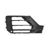Grille droite pare-chocs avant pour AUDI Q2 phase 1 2016-2020, noire, sans emplacement antibrouillard, avec moulure noire brillante, avec trou PDC, Neuve